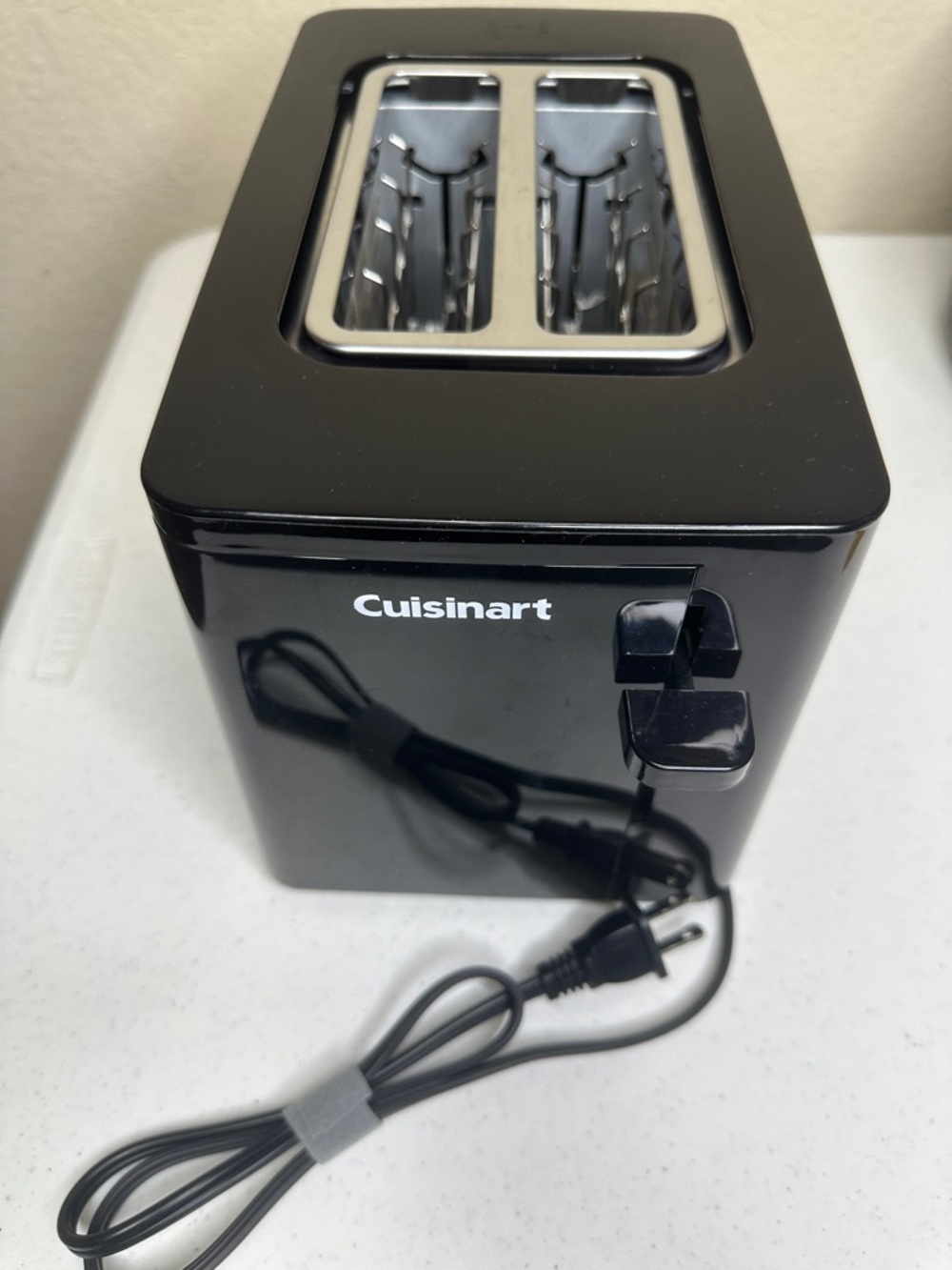 Cuisinart Black 2-Slot Toaster with Chrome Accents